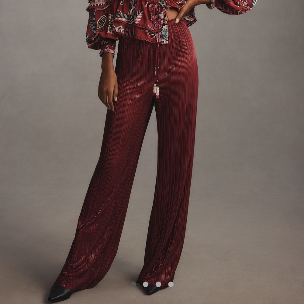 Sabina Musayev Burgundy Pants